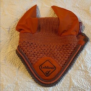 LeMieux paprika Horse Ear Bonnet xl